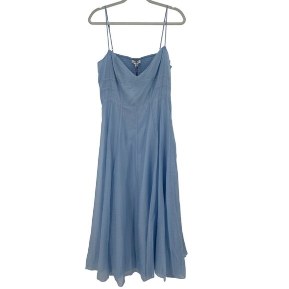 Gianni Bini caelynn Bell Womens Light Blue Deirdre Dress Size 12 midi New $189 - Picture 2 of 8